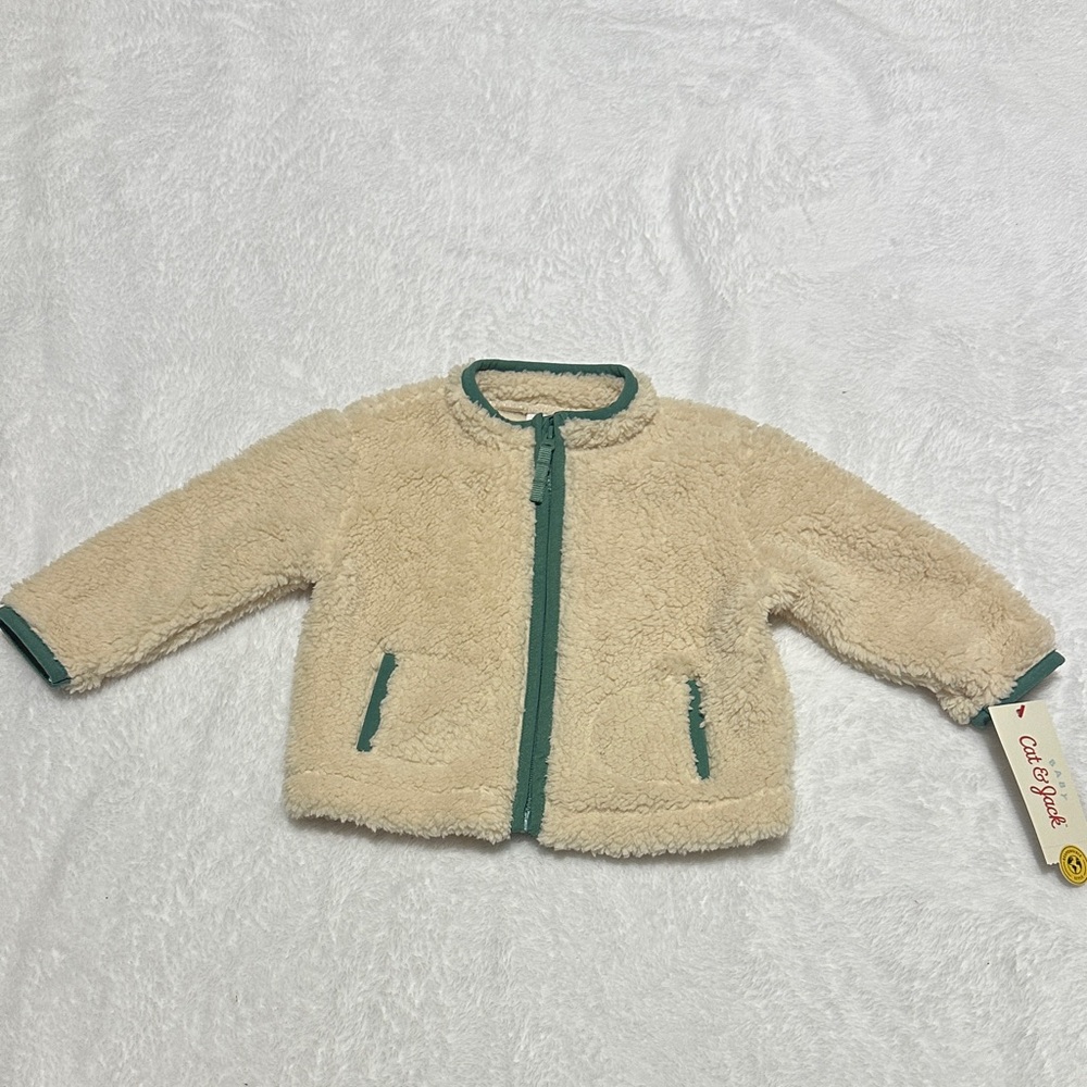 Cat & Jack | size 6-9 months | sherpa jacket